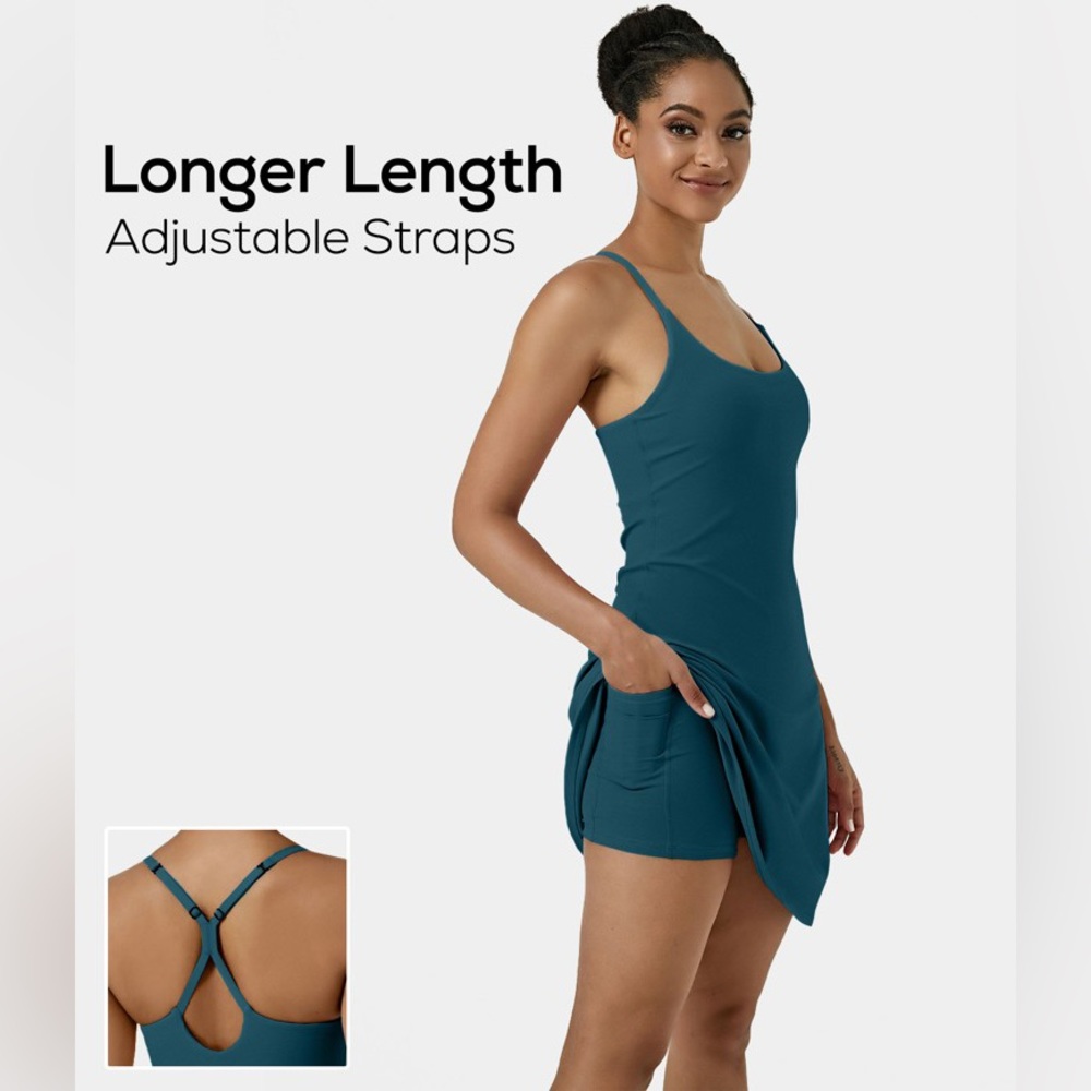 Halara Everyday Cloudful™ Euphoria Air Backless 2-in-1 Dress Long Length